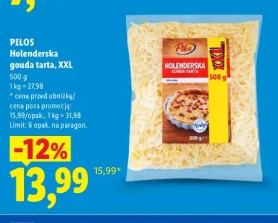 Ser holenderska gouda tarta XXL Pilos