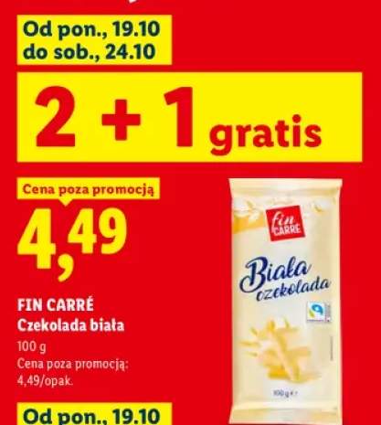 Czekolada biała Fin Carré