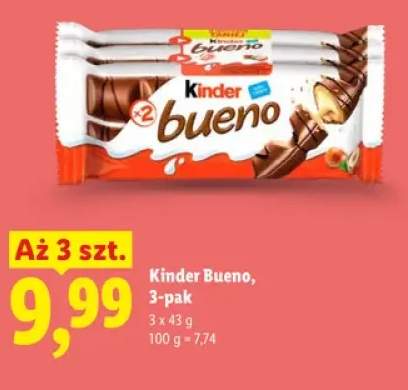 Baton Kinder Bueno 3-pak