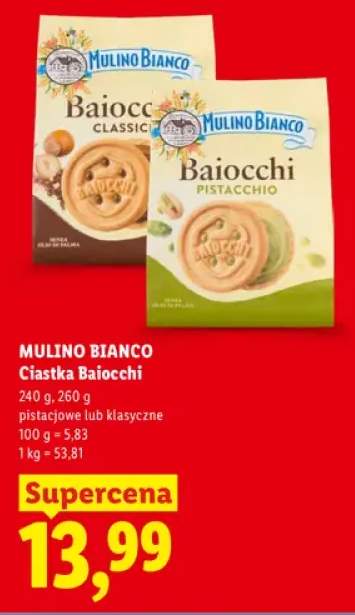 Ciastka Baiocchi klasyczne Mulino Bianco +1 wariant