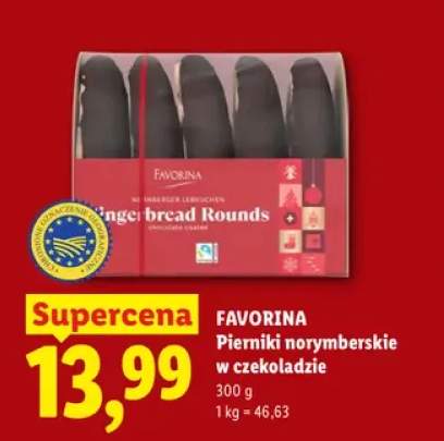 Pierniki norymberskie w czekoladzie Favorina