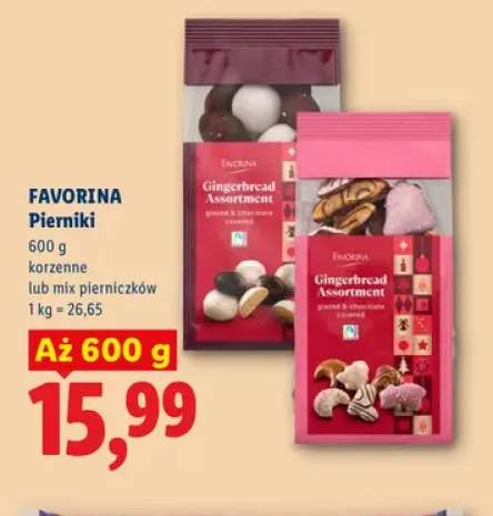 Pierniki korzenne Favorina +1 wariant