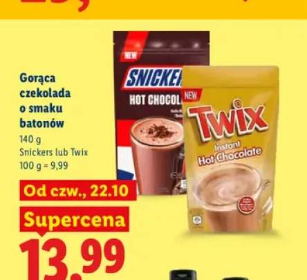 Gorąca czekolada o smaku batonów Snickers +1 wariant
