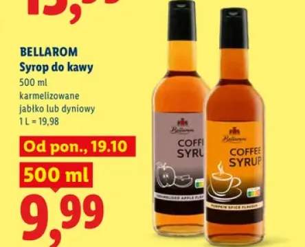 Syrop do kawy karmelizowane jabłko Bellarom +1 wariant