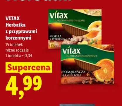 Herbatka z przyprawami korzennymi Vitax