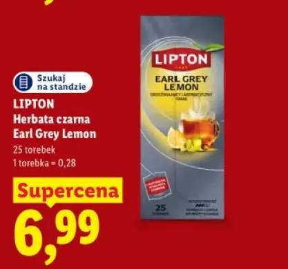 Herbata czarna Earl Grey Lemon Lipton
