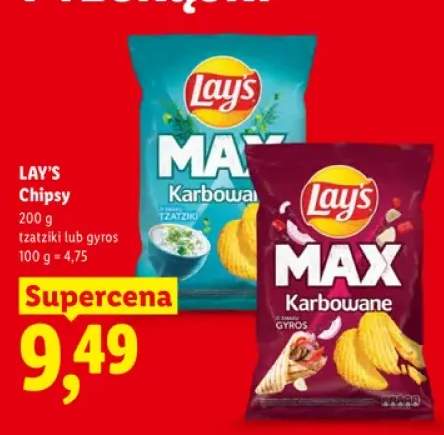 Chipsy Lay's tzatziki +1 wariant