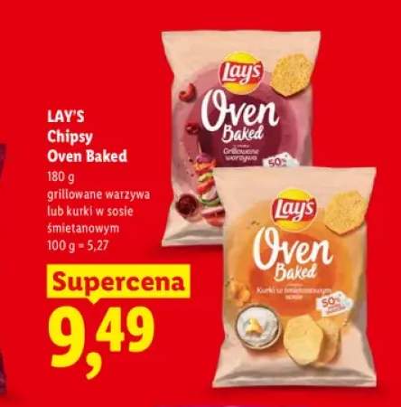 Chipsy Oven Baked Lay's grillowane warzywa +1 wariant