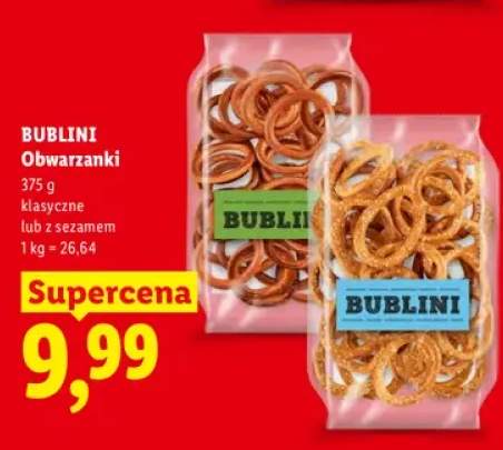 Obwarzanki Bublini klasyczne +1 wariant