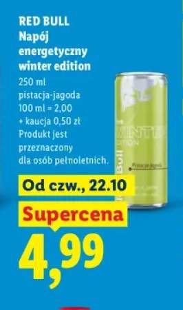 Napój energetyczny winter edition pistacja-jagoda Red Bull