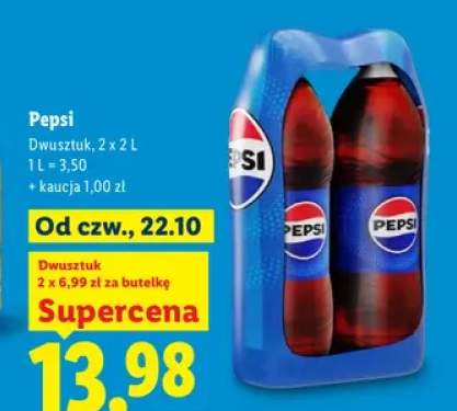 Napój gazowany Pepsi 2-pak 2 l