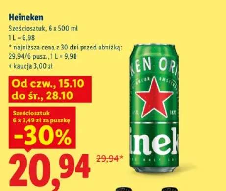 Piwo Heineken 6-pak