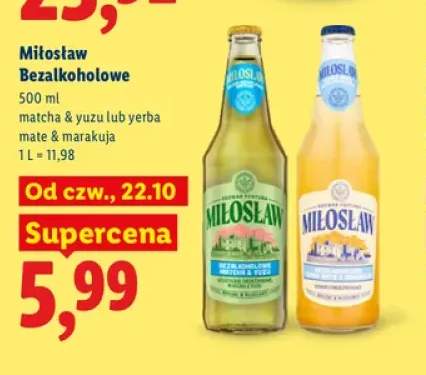 Piwo bezalkoholowe Miłosław yerba mate & marakuja +1 wariant
