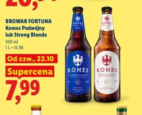 Piwo Browar Fortuna Komes Strong Blonde +1 wariant