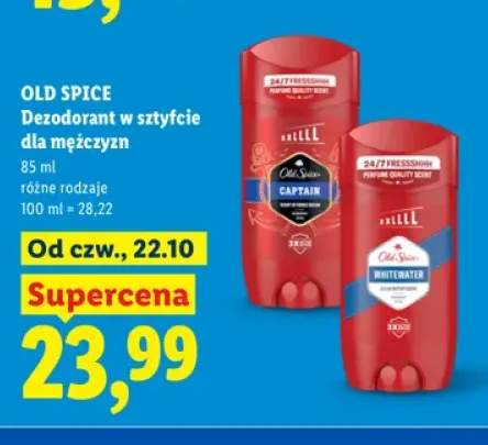 Dezodorant w sztyfcie dla mężczyzn Old Spice Whitewater +1 wariant