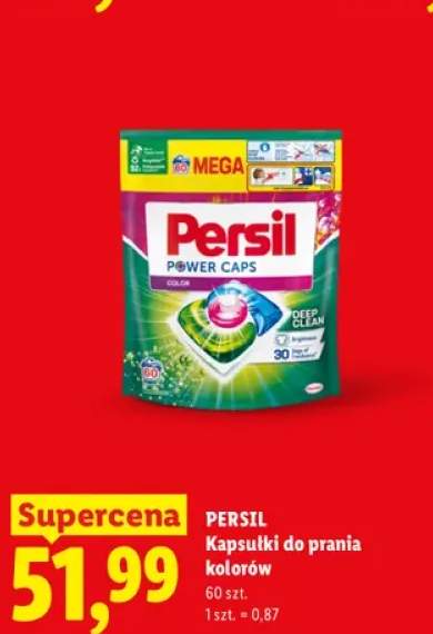 Kapsułki do prania kolorów Persil