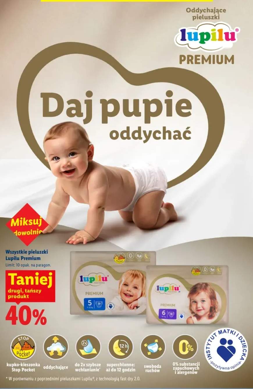 Pieluszki Lupilu Premium