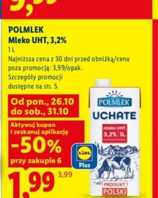 Mleko UHT Polmlek 3,2%