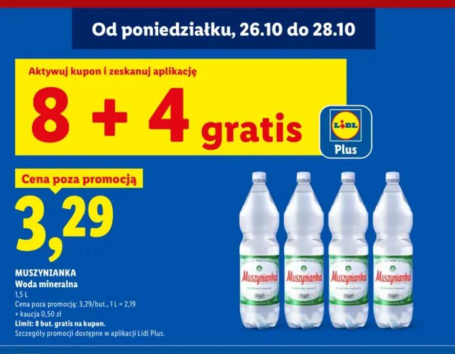 Woda mineralna gazowana Muszynianka