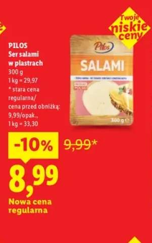 Ser salami w plastrach Pilos