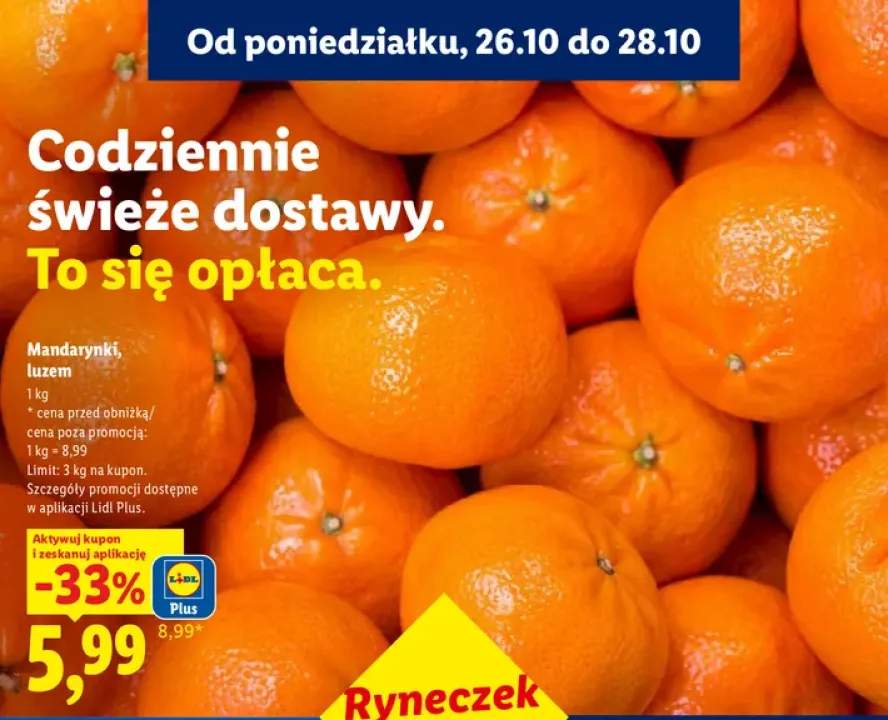 Mandarynki luzem