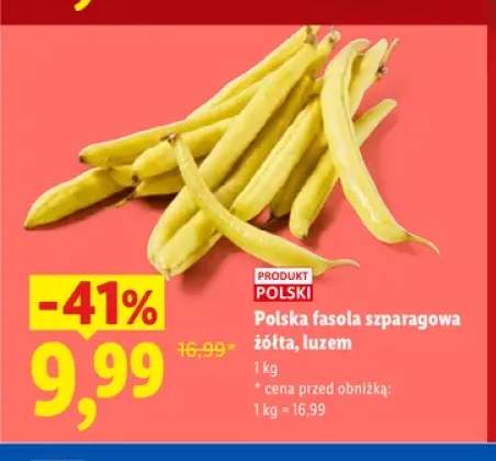 Fasola szparagowa żółta polska Ryneczek Lidla