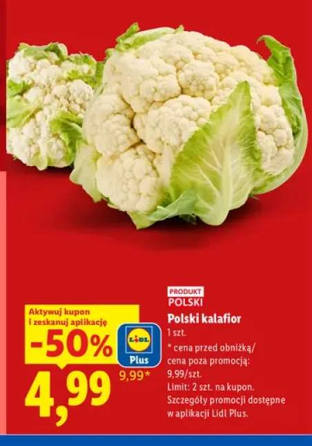 Kalafior polski Ryneczek Lidla