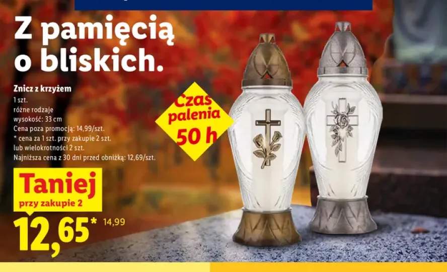Znicz z krzyżem