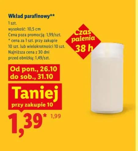 Wkład parafinowy