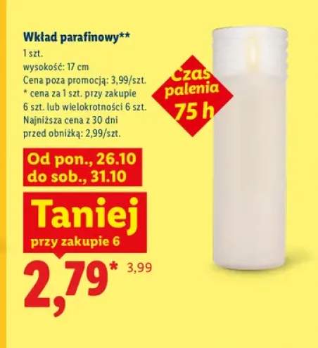 Wkład parafinowy