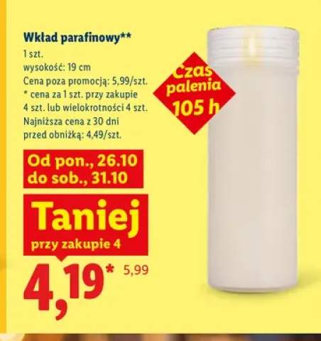 Wkład parafinowy