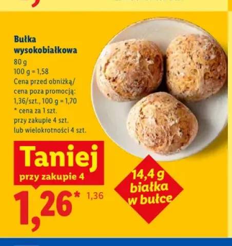 Bułka wysokobiałkowa