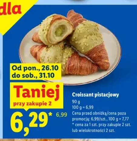 Croissant pistacjowy