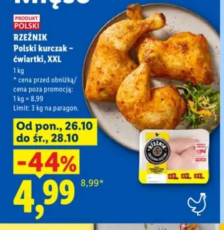 Polski kurczak ćwiartki XXL Rzeźnik