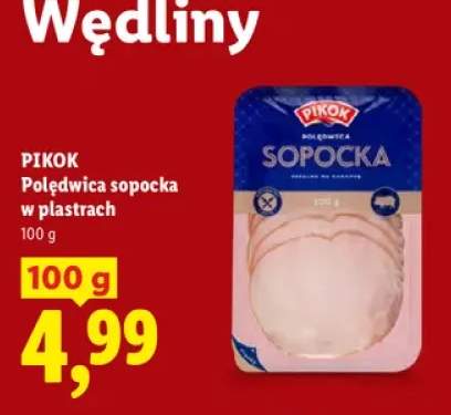 Polędwica sopocka w plastrach Pikok