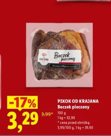 Boczek pieczony Pikok od Krajana