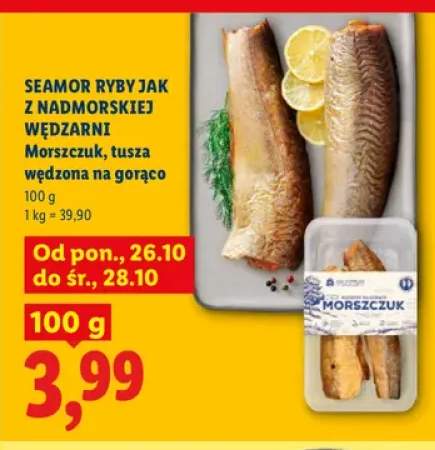 Morszczuk tusza wędzona na gorąco Seamor Ryby jak z Nadmorskiej Wędzarni