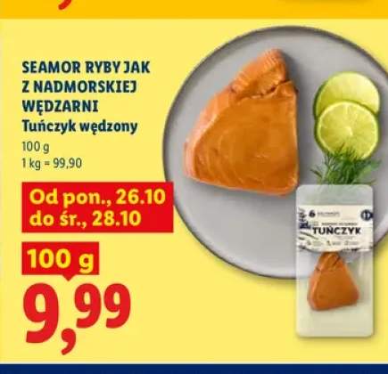 Tuńczyk wędzony Seamor Ryby jak z Nadmorskiej Wędzarni