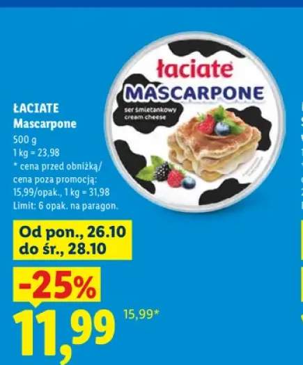 Ser mascarpone Łaciate