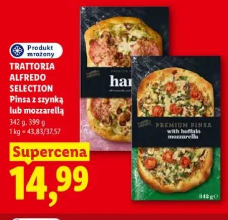 Pinsa z szynką Trattoria Alfredo Selection +1 wariant