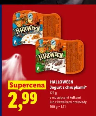 Jogurt z chrupkami Halloween z musującymi kulkami +1 wariant