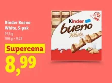 Kinder Bueno White 5-pak