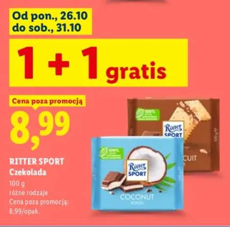 Czekolada Ritter Sport +1 wariant