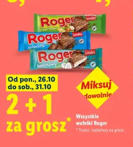Wafelki Roger +3 warianty