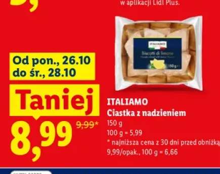 Ciastka z nadzieniem Italiamo