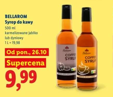 Syrop do kawy karmelizowane jabłko Bellarom +1 wariant