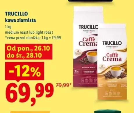 Kawa ziarnista Trucillo medium roast +1 wariant