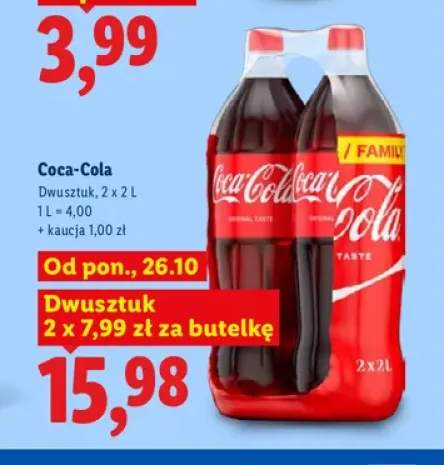 Napój gazowany Coca-Cola 2-pak 2 l