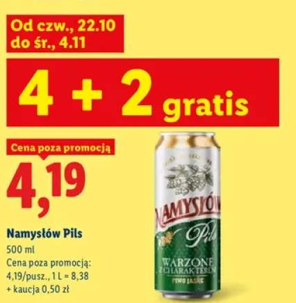 Piwo Namysłów Pils