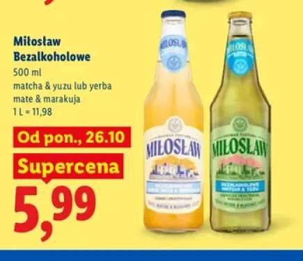 Piwo bezalkoholowe Miłosław matcha & yuzu +1 wariant